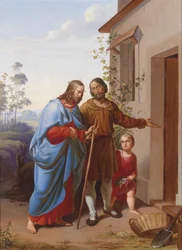 Christ Enters a House